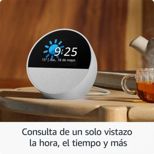 Amazon Echo Spot 2024 Despertador Inteligente con Sonido de Calidad y Alexa Azul