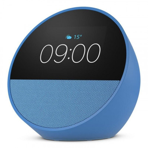 Amazon Echo Spot 2024 Despertador Inteligente con Sonido de Calidad y Alexa Azul