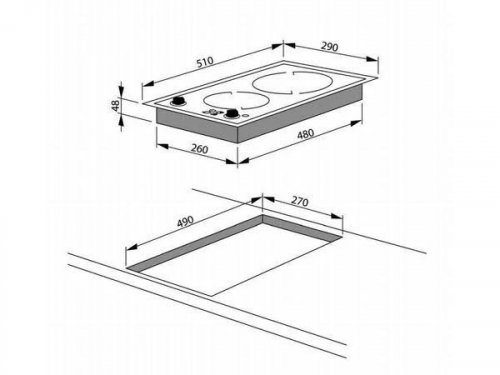 Amica ph3200pg hobs