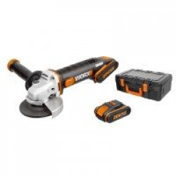 Amoladora Angular a Batería 115 mm Worx PowerShare 20V | WX800 | 8.600 RPM | 2x 2,0Ah + Cargador