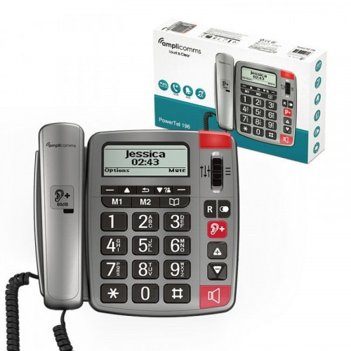 Amplicomms PowerTel 196 Teléfono Fijo