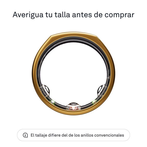 Anillo inteligente Oura Ring Gen3 Heritage Gold Oro