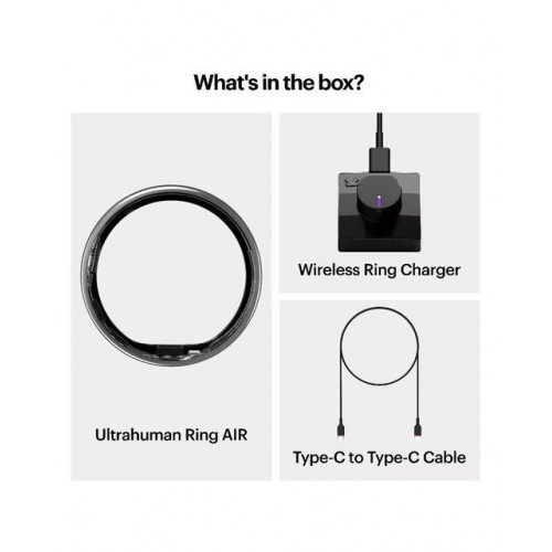 Anillo inteligente Ultrahuman Air Ring Space Silver Silver