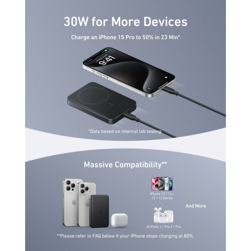 Anker MagGo Power Bank (10K, Slim) and Anker 735 Charger (Nano II 65W)