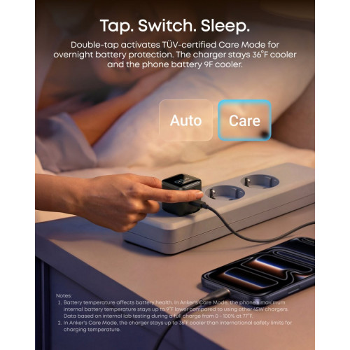 Anker MagGo Power Bank (10K, Slim) with Anker Nano 45W Smart Display Charger