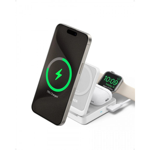 Anker MagGo Wireless Charging Station (Foldable 3-in-1)