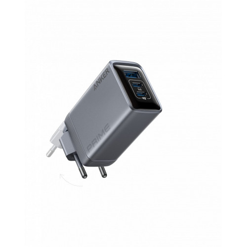 Anker Prime Charger (100W, 3 Ports, GaN) and Anker Prime USB-C to USB-C Cable (240W, Upcycled-Braided)