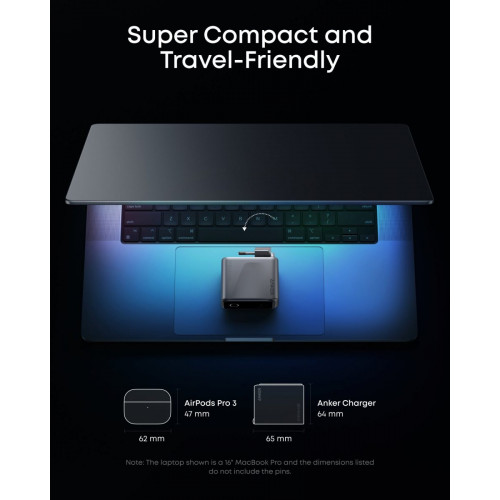 Anker Prime Charger with Anker Prime USB-C to USB-C Cable