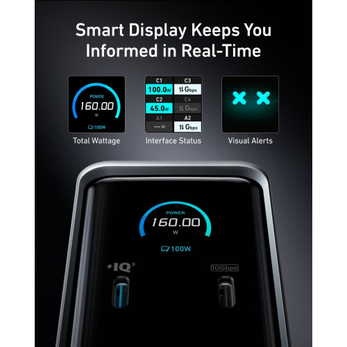 Anker Prime Charging Docking Station (14-in-1, Dual Display, 160W)