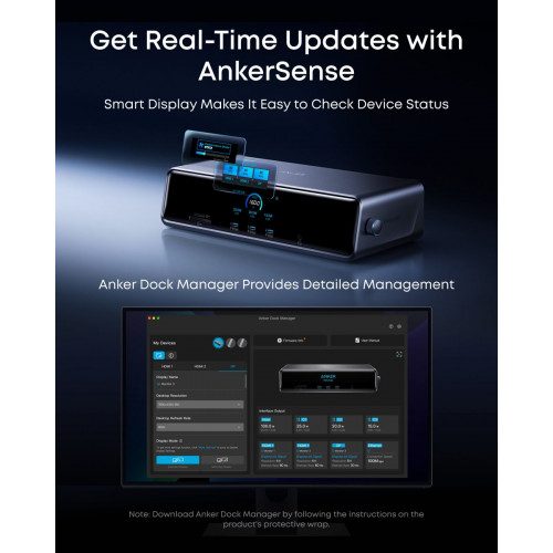 Anker Prime Docking Station and Anker Nano Charger (70W, 3 Ports)