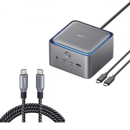 Anker Prime TB5 Docking Station with Anker Prime USB-C to USB-C Cable