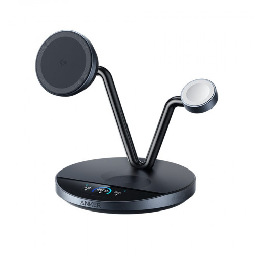Anker Prime Wireless Charging Station (3-in-1, MagGo, AirCool, Dock Stand)