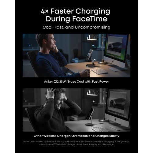 Anker Prime Wireless Charging Station (3-in-1, MagGo, AirCool, Dock Stand)