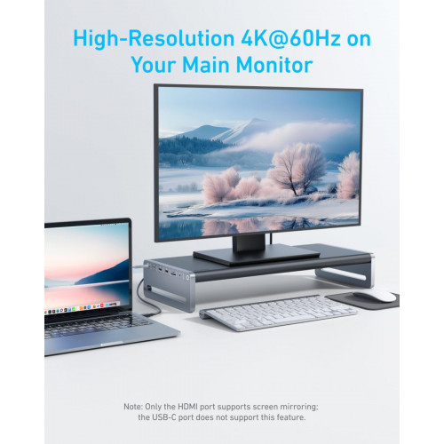 Anker USB-C Hub (10-in-1, Monitor Stand)