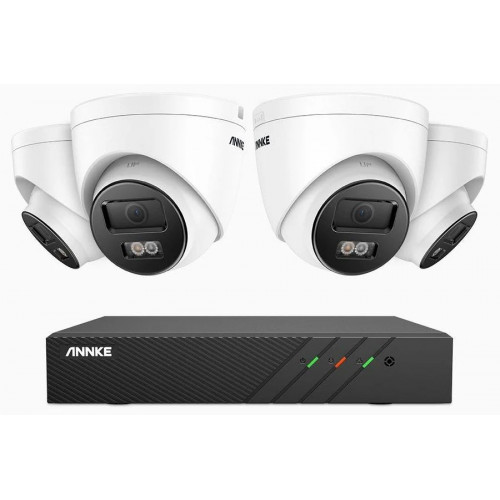 ANNKE H500P Kit de 4 Cámaras PoE 3K con Grabador de 8 Canales