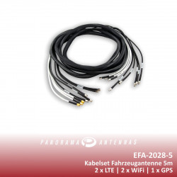Antenas de cable para vehículos 4x LTE + 3x WiFi + 1x GPS