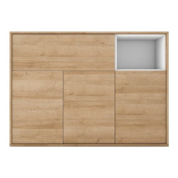 Aparador 135 cm Home EuroVolter Canela / Blanco