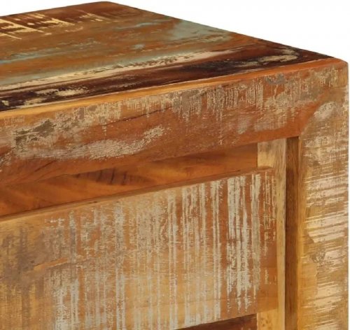 Aparador Mesa consola madera maciza Reciclada 120x30x75 cm 4402172