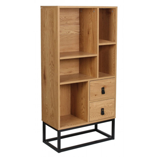 Aparador mueble auxiliar Aboot 2 cajones 120x60x29cm