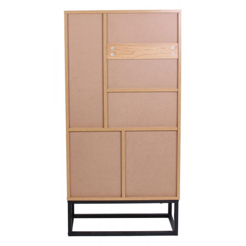 Aparador mueble auxiliar Aboot 2 cajones 120x60x29cm