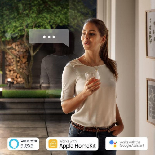 Aplique mural inteligente Philips Hue Nyro Bluetooth/Zigbee Negro