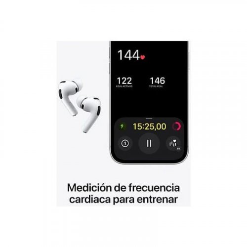 Apple AirPods Pro 3 Auriculares Bluetooth con Cancelación Activa de Ruido USB-C Blancos (MFHP4ZM/A)