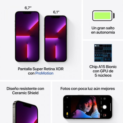 Apple iPhone 13 Pro Max 128GB Grafito Libre