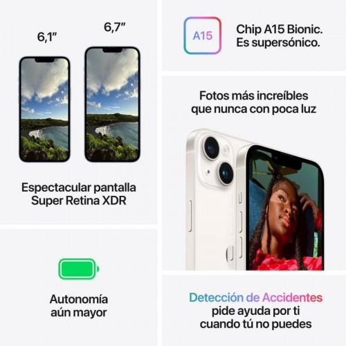Apple iPhone 14 256GB Medianoche Libre