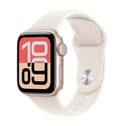 Apple Watch SE 3 GPS 40mm Aluminio blanco estrella con Correa Deportiva Blanco Estrella (S/M) Aluminio Blanco Estrella