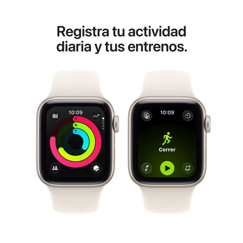 Apple Watch SE 3 GPS 40mm Aluminio blanco estrella con Correa Deportiva Blanco Estrella (S/M) Aluminio Blanco Estrella