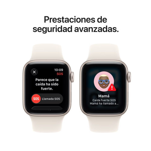 Apple Watch SE 3 GPS 40mm Aluminio blanco estrella con Correa Deportiva Blanco Estrella (S/M) Aluminio Blanco Estrella