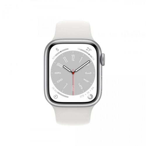 Apple Watch Series 8 | GPS | 41mm | Caja de Aluminio Plata (sin correa)