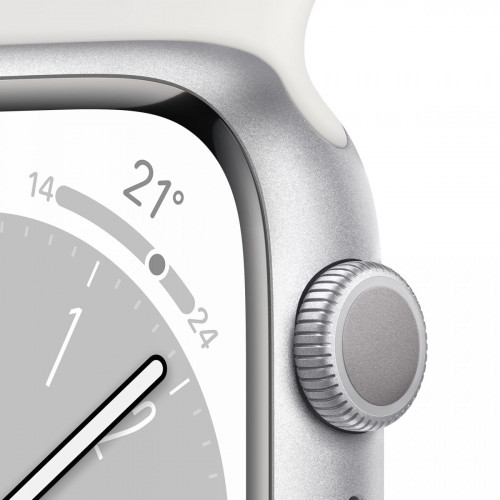 Apple Watch Series 8 | GPS | 41mm | Caja de Aluminio Plata (sin correa)