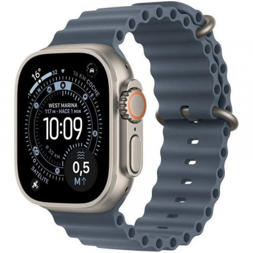 Apple Watch Ultra 3 GPS/ Cellular 49mm Caja de Titanio Natural/ Correa Ocean Azul Naútico