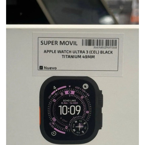Apple Watch Ultra 3 GPS + Cellular 49mm Titanio