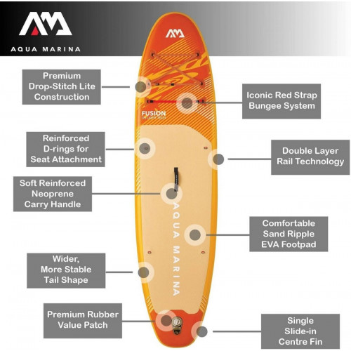 Aqua Marina BT-26FUP FUSION (31393-136018) orange/yellow