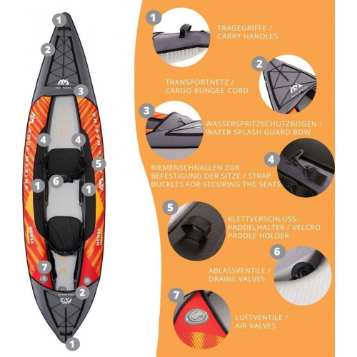 Aqua Marina Memba red