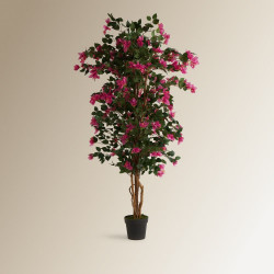 Árbol artificial de Buganvilla en maceta EuroVolter Fucsia
