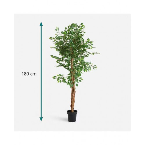 Árbol artificial Ficus Benjamina 180 cm EuroVolter Verde