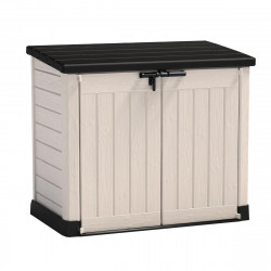 Arcón de resina para exterior NATERIAL Conquer Shed 145.5 x 125 x 82 cm y capacidad de 1200 L