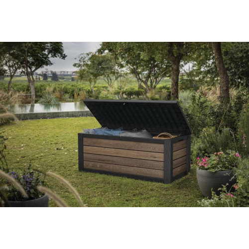 Arcón exterior - Marrón nogal 152x73x70h cm