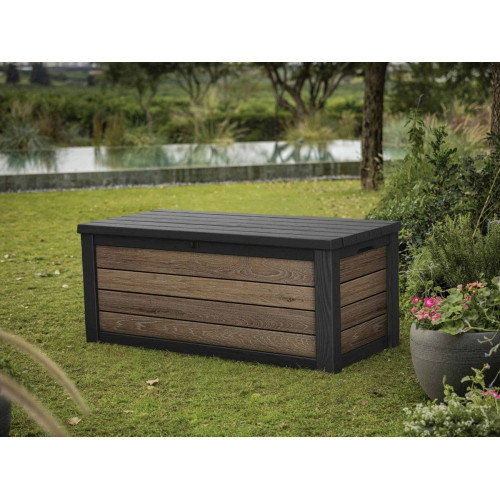 Arcón exterior - Marrón nogal 152x73x70h cm