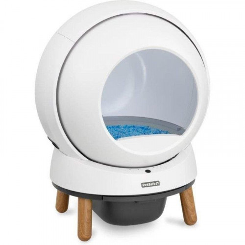 Arenero automático PetSafe SmartSpin conectado con app y autolimpieza