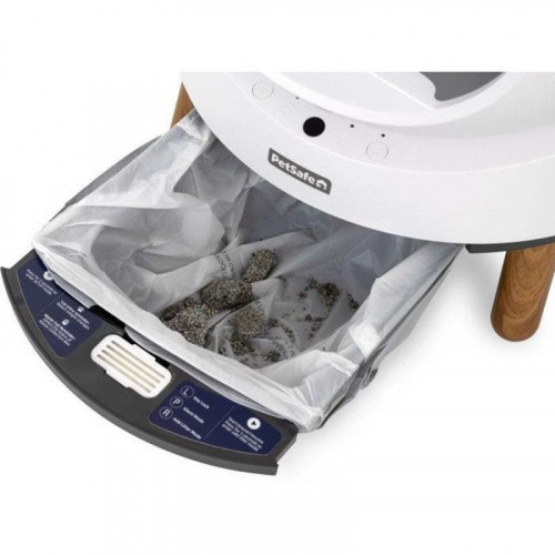 Arenero automático PetSafe SmartSpin conectado con app y autolimpieza