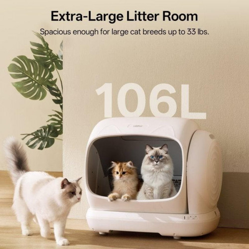 Arenero Inteligente Para Gatos Ubpet C41 Autolimpiable XXXL