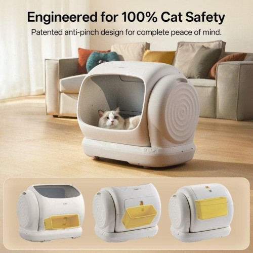 Arenero Inteligente Para Gatos Ubpet C41 Autolimpiable XXXL