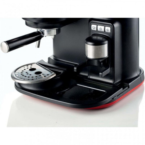 Ariete Moderna Cafetera Expreso 15 Bares 1080W Rojo/Negro