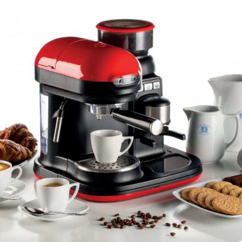 Ariete Moderna Cafetera Expreso 15 Bares 1080W Rojo/Negro