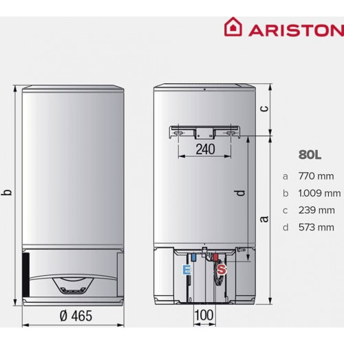 Ariston Lydos Hybrid WIFI 80