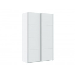 Armario 120x60x200h cm con 2 puertas correderas blanco mate – Perugia